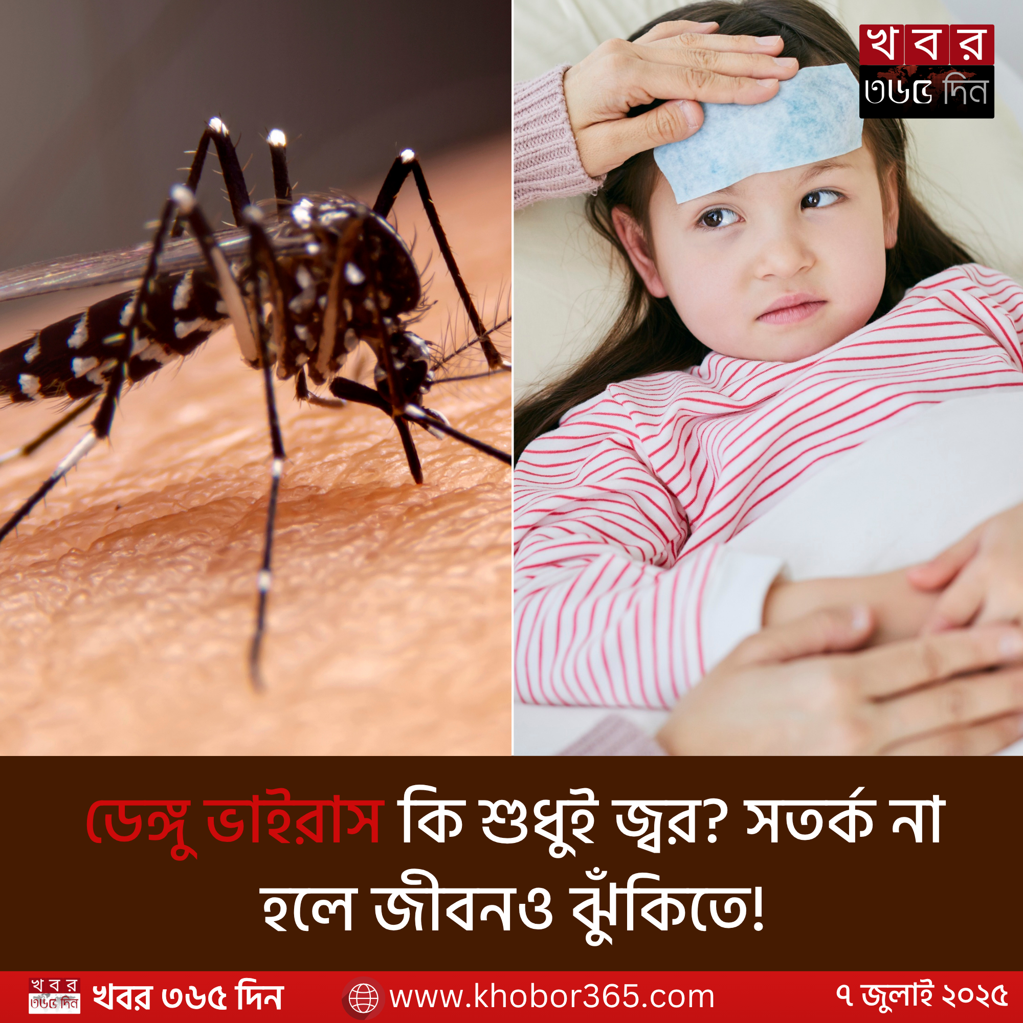 ডেঙ্গু ভাইরাস প্রতিরোধে সচেতনতা