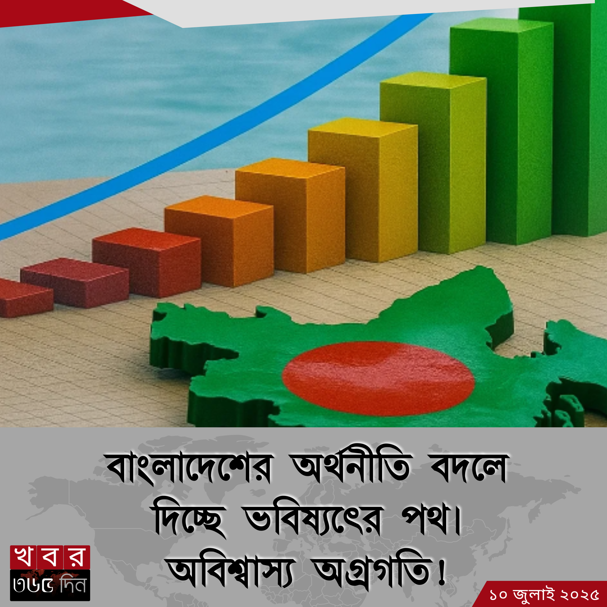 বাংলাদেশের অর্থনীতি নিয়ে একটি বিশ্লেষণধর্মী চিত্র