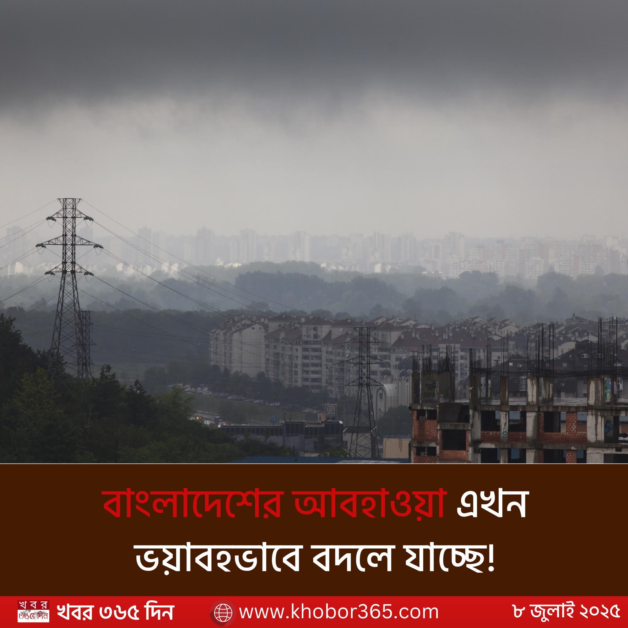 বাংলাদেশের আবহাওয়া ও জলবায়ু পরিবর্তনের বাস্তব চিত্র
