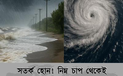 সতর্ক হোন! নিম্ন চাপ থেকেই শুরু হতে পারে ভয়াবহ দুর্যোগ
