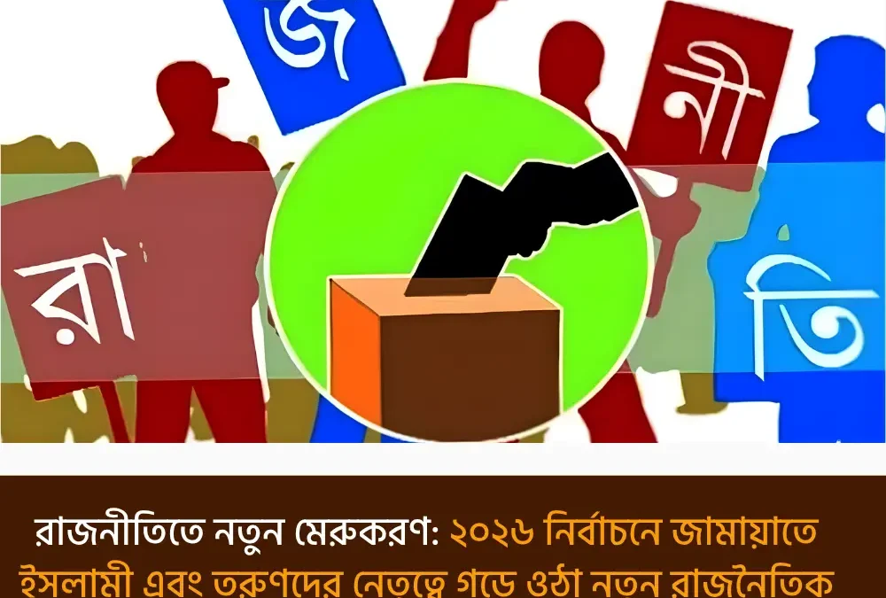 রাজনীতিতে নতুন মেরুকরণ: ২০২৬ নির্বাচনে জামায়াতে ইসলামী এবং তরুণদের নেতৃত্বে গড়ে ওঠা নতুন রাজনৈতিক দলগুলোর অবস্থান ও ভবিষ্যৎ