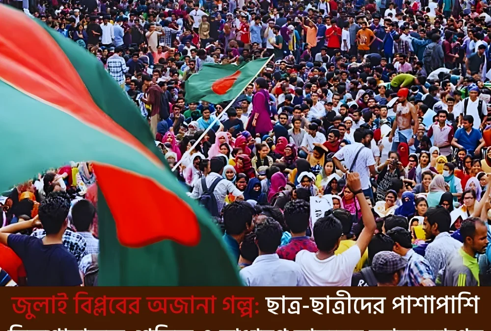 জুলাই বিপ্লবের অজানা গল্প: ছাত্র-ছাত্রীদের পাশাপাশি রিকশাচালক, শ্রমিক ও সাধারণ মানুষের আত্মত্যাগের দিনলিপি